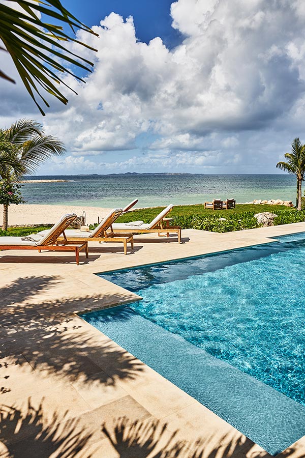 Beach Escape Villa Pool deck 