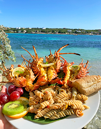 crayfish scilly cay anguilla