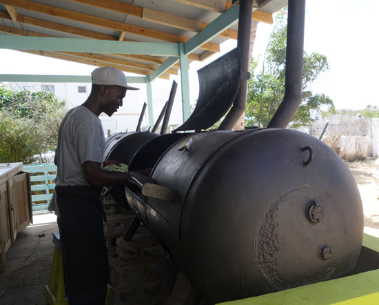 custom grills at fish shack and grill