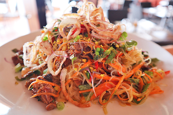Charcoal Grilled Beef & Glass Noodle Salad at ember 