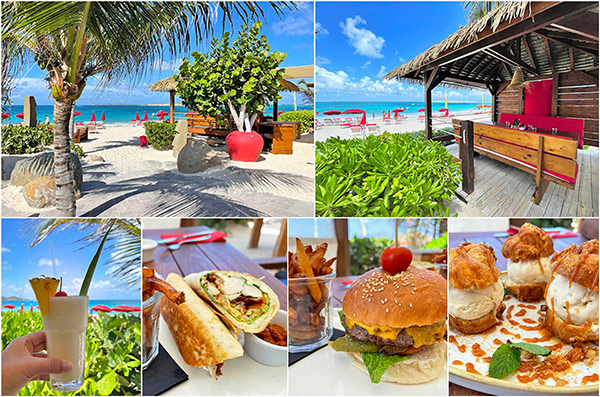 kontiki beach restaurant at Orient Bay Beach St Martin