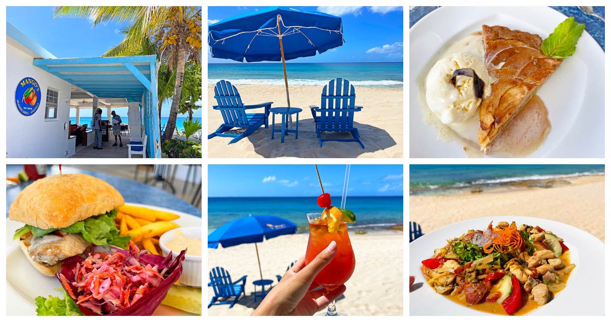 Lunch, Steps From the Sand, at Mango's Seaside Grill