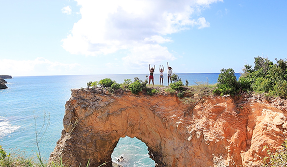 West End Arch with Mokes