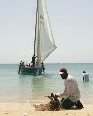 Anguilla, Anguilla boat racing, National sport, Real Deal, anchor, beach