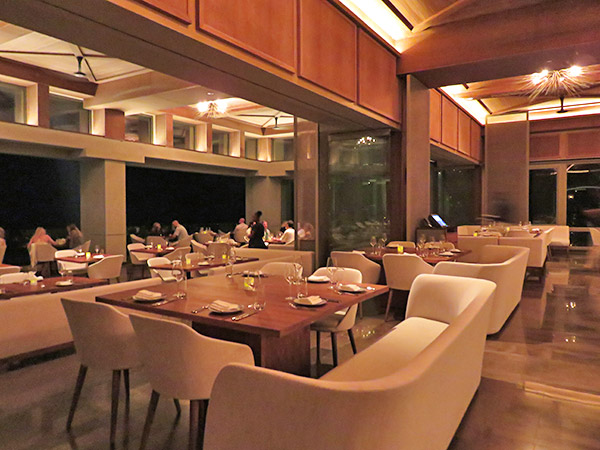 second level dining area at coba