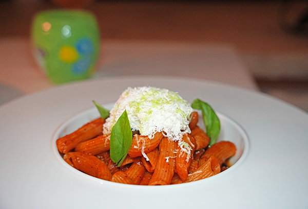 Maccheroncino alla Norma at Cips At Belmond Cap Juluca