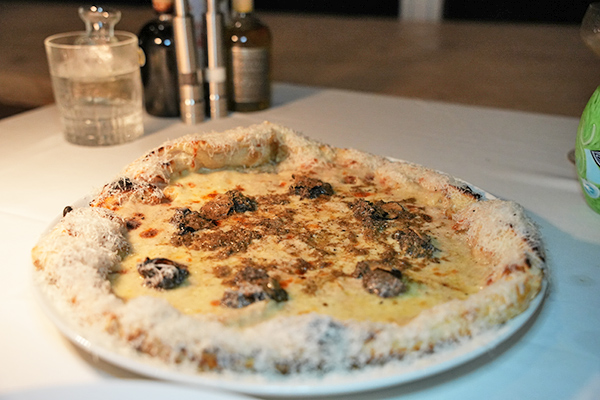 Tartufo Pizza at Cips At Belmond Cap Juluca