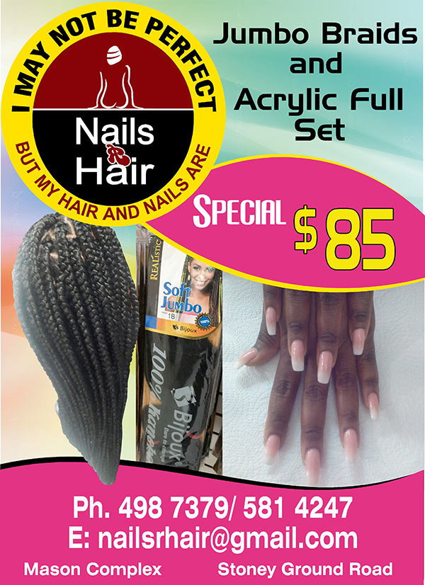 specials at nails r hair