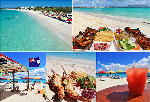 anguilla food beachside lobster