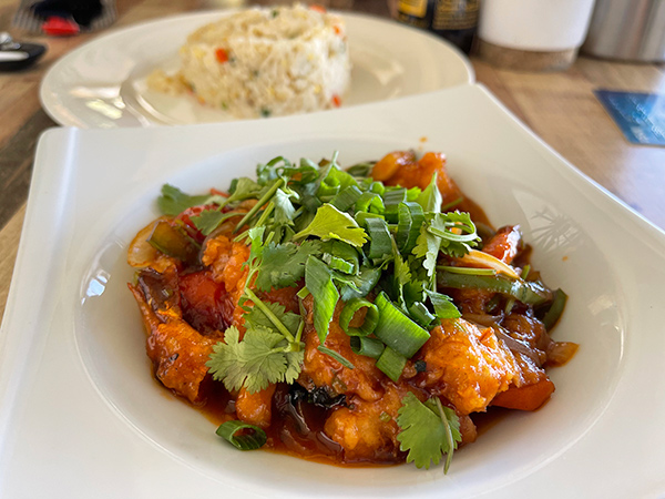 Sweet & Sour Crispy Shrimp at Tao Garden