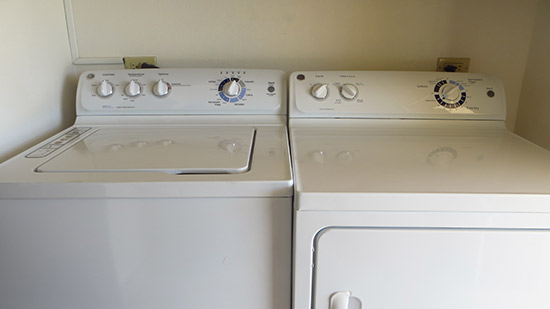 laundry room in villa kiki