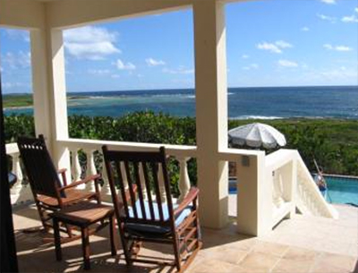 villas anguilla rental whale view