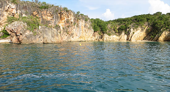 the rock at little bay