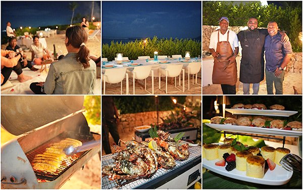 Beach BBQ at Le Bleu Villa