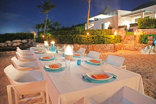 Beach BBQ at Le Bleu Villa