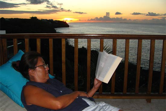 anguilla villa black pearl sunset