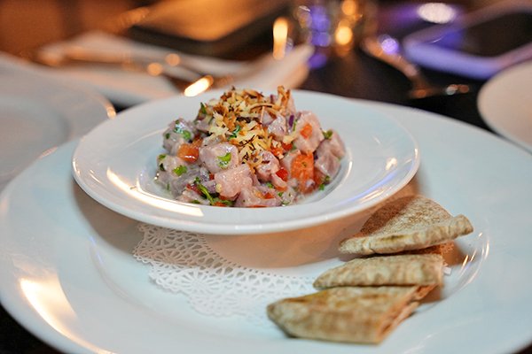 Coconut Tuna Ceviche