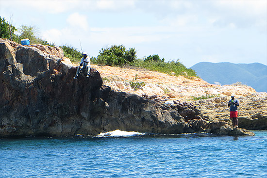 fishing on a sunday in anguilla