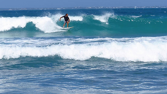 franck on the wave in st. martin