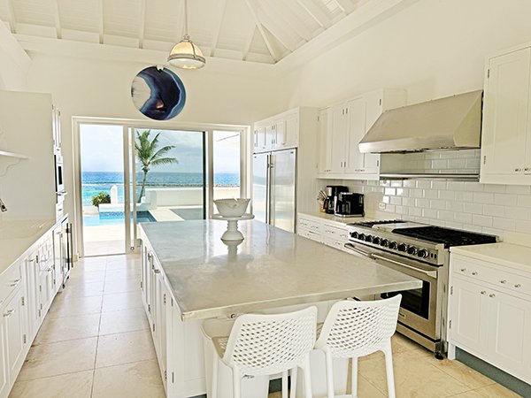 Kitchen at Le Bleu