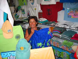 Anguilla tshirt and mom