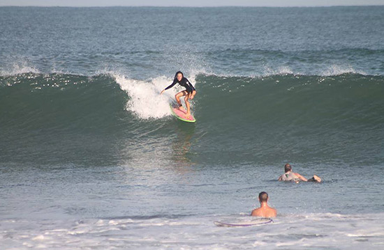 nori surfing puerto escondido la punta