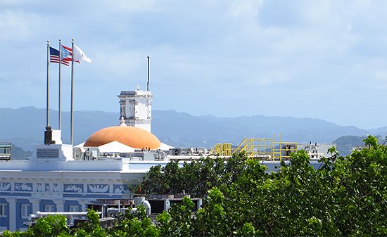 view of governor's house from gloria vanderbilt suite