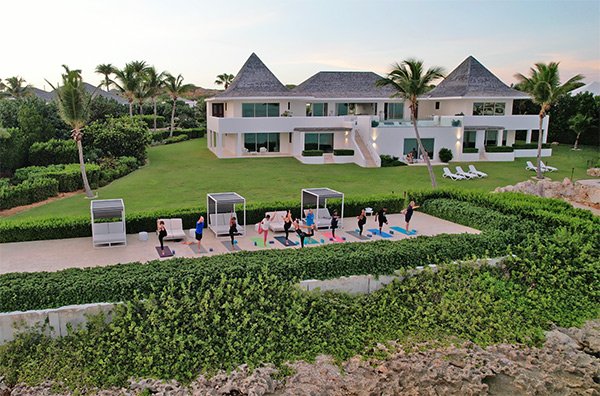 Yoga at Le Bleu Villa